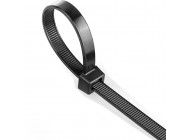 PTI Cable Ties 200mm x 4.8mm Black (Packed in 100's)